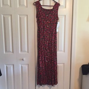 Long, button up summer dress